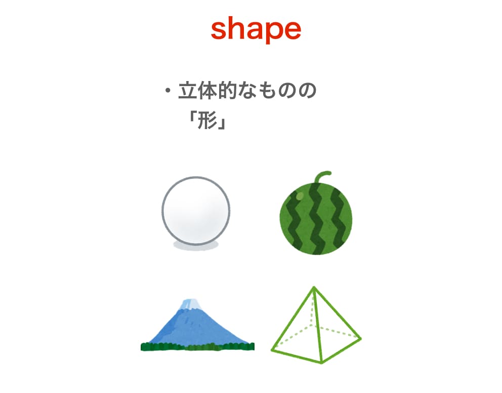 form / shape / figureの違いは?イメージを掴めば簡単! | 【Aitem】池袋校とオンラインの英会話スクール